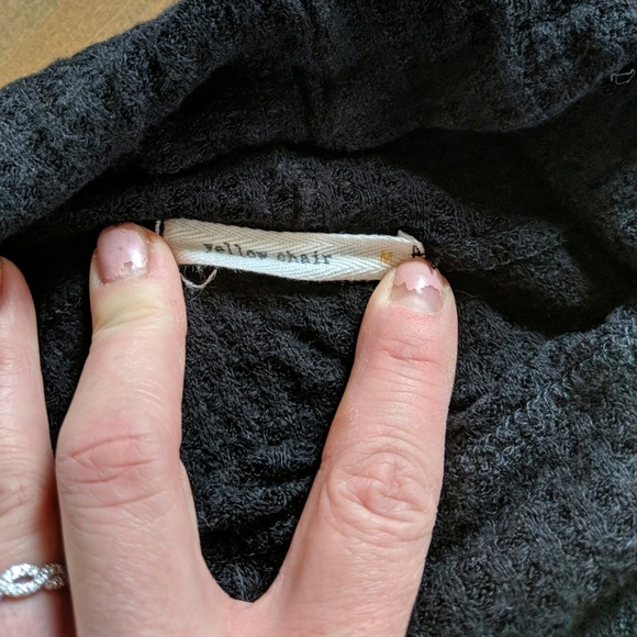 Yellow Chair High Low Cowl Neck Sweater - Picture 2 of 4